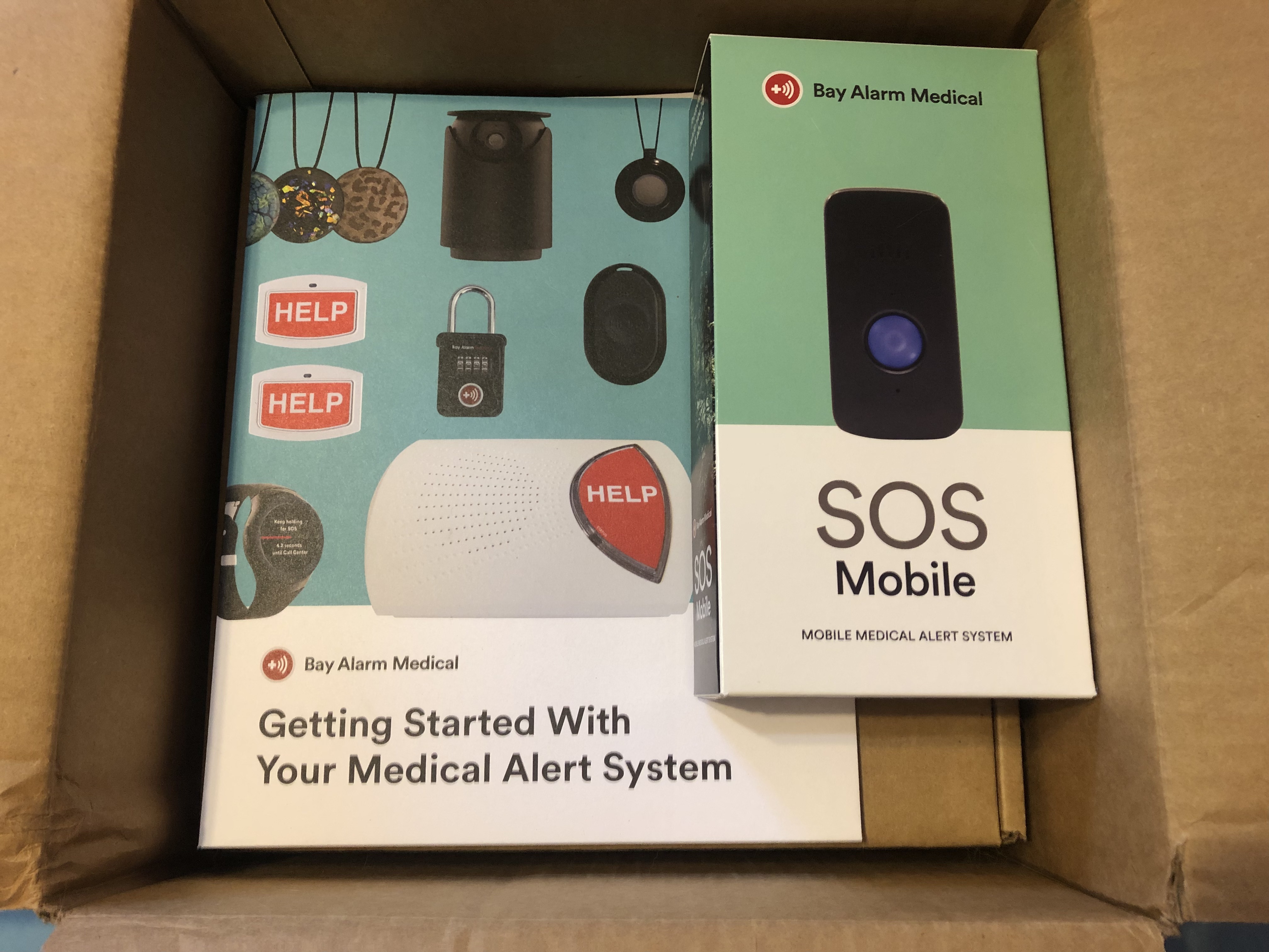 unboxing of Bay Alarm Medical SOS Smartwatch