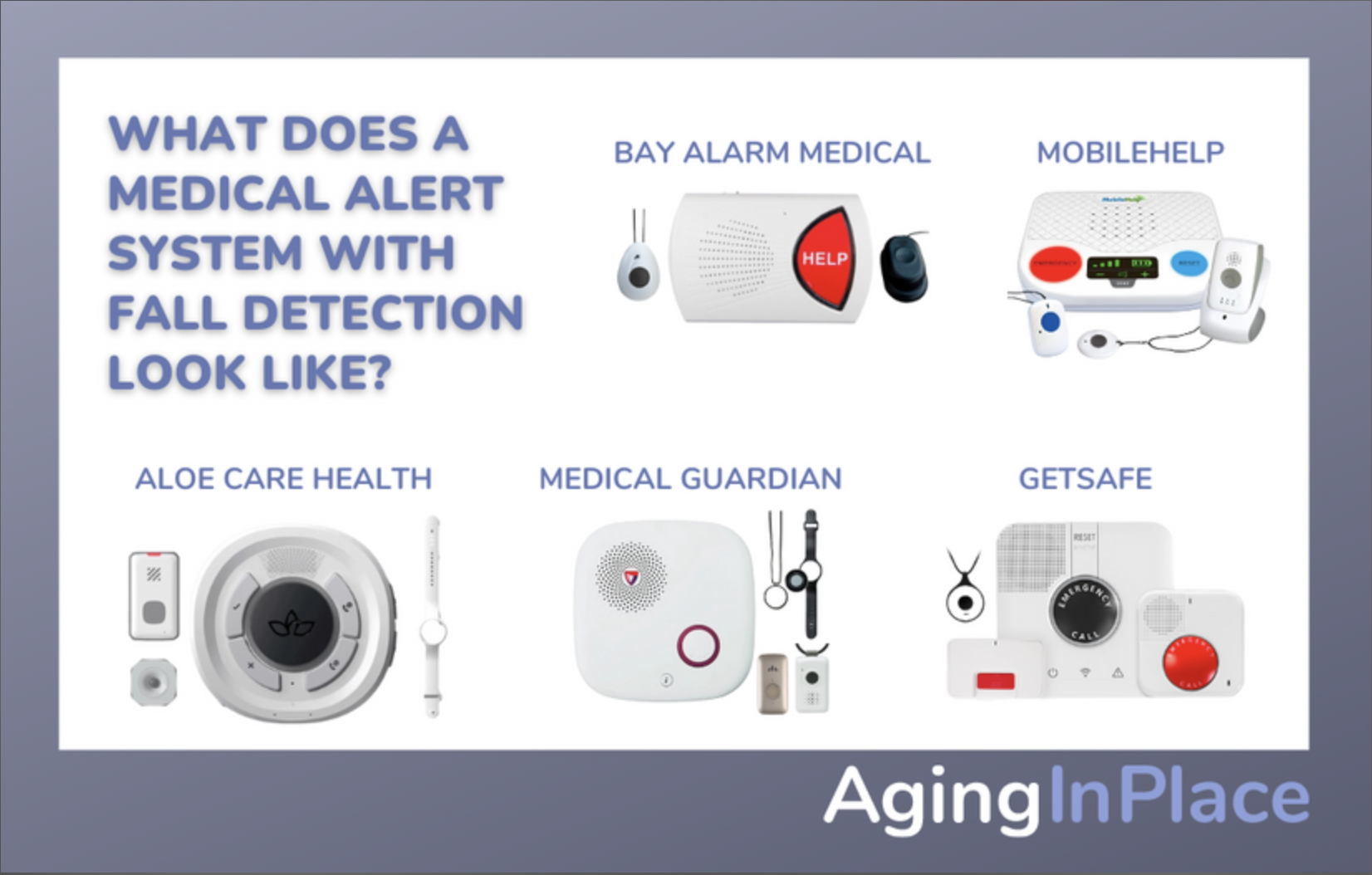 Medical Alert System with Fall Detection Device images