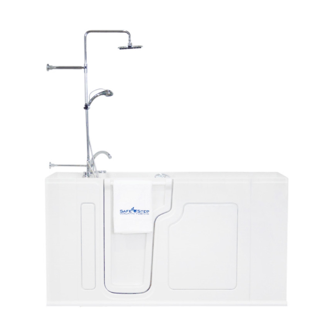 Safe Step Hybrid tub combines shower and a tub