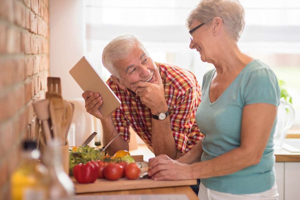 Senior Couple Aging Happy