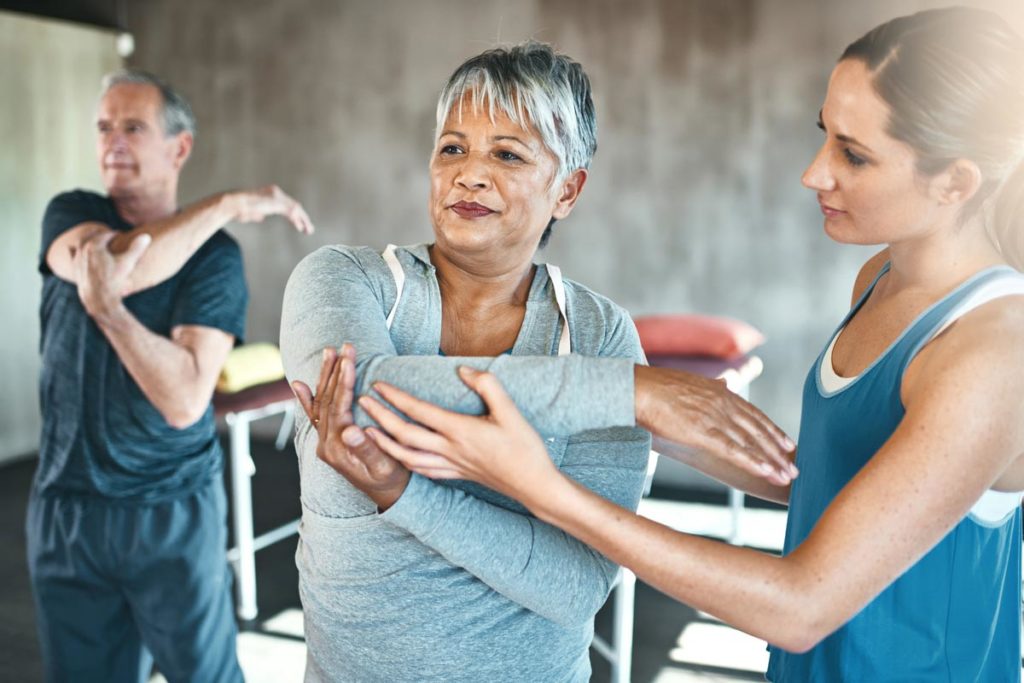 working out stretching health